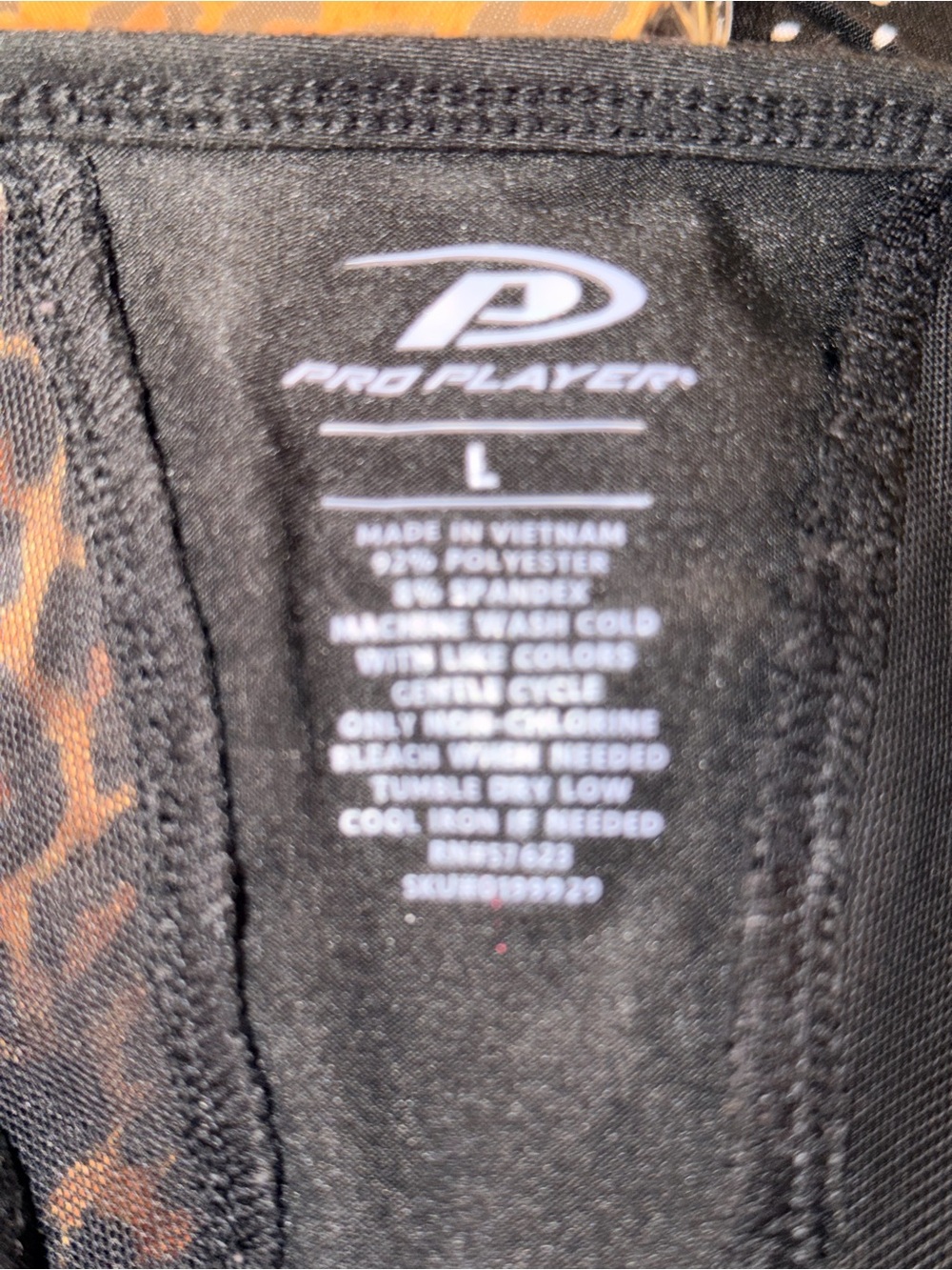 Pro Player Women's Athletic Tank Black Sleeveless Mesh Top Portion Sz L Gym - Picture 8 of 10